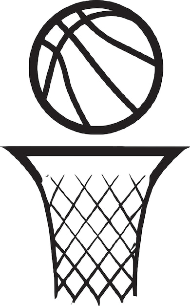 Vector de hoop master basketbal icon design vector