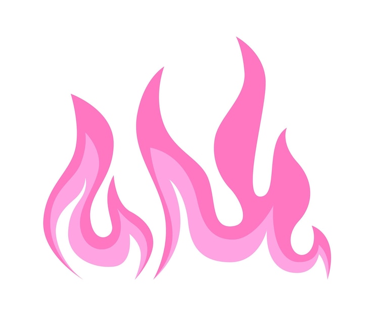 Vector de illustratie van het brandende vuur