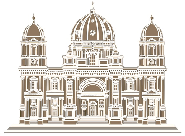 De kathedraal van Berlijn, Duitsland