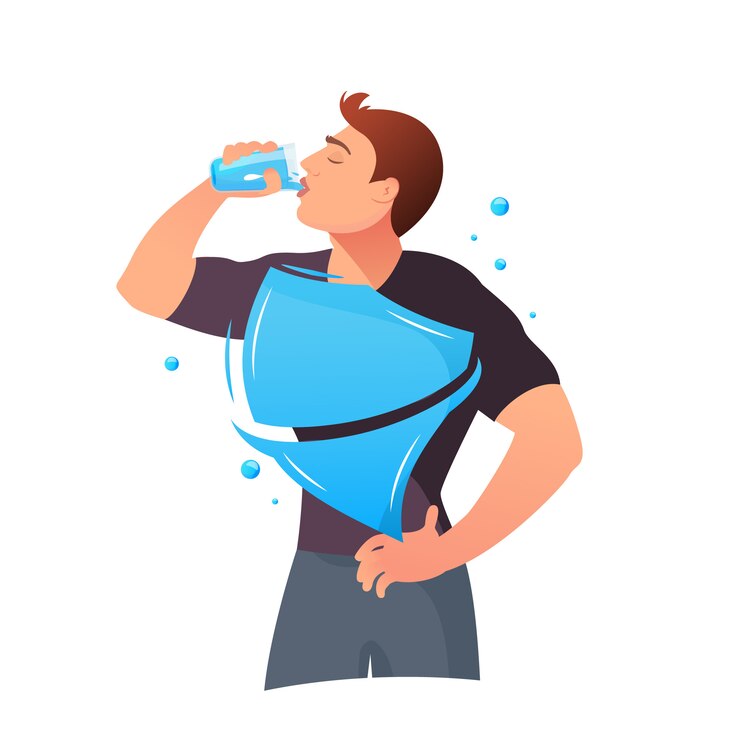 De mens is drinkwater