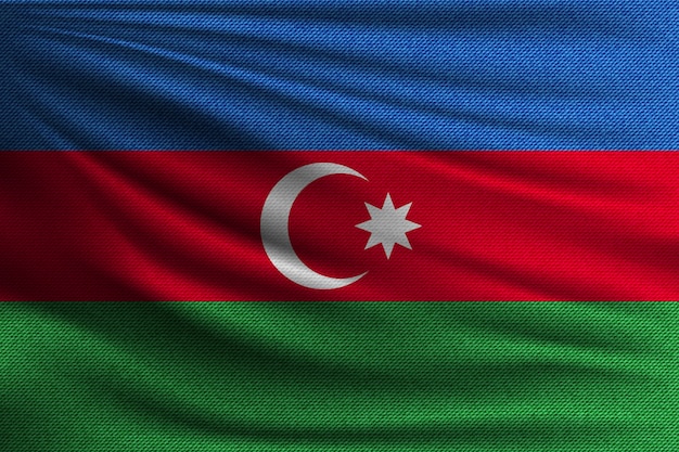 Vector de nationale vlag van azerbeidzjan.