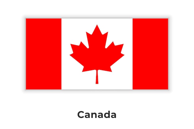 De nationale vlag van canada