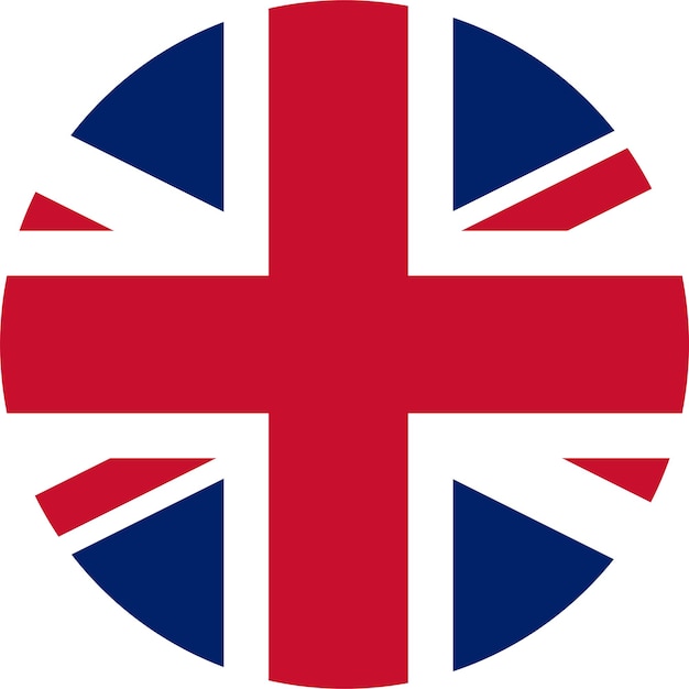 De nationale vlag van de wereld verenigd groot-brittannië en noord-ierland