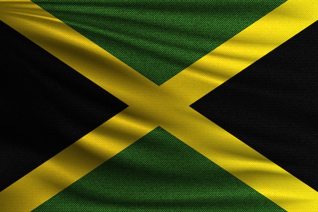 De nationale vlag van Jamaica.