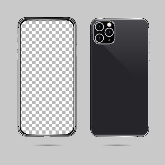 de nieuwste smartphone met een witte achtergrond