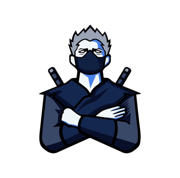 Vector de ninja fighter