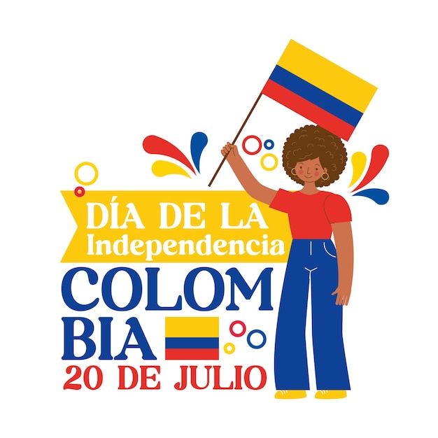 De onafhankelijkheidsdag van Colombia