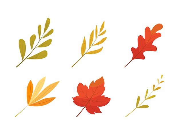 De schoonheid van de herfst laat de herfst Clipart Design