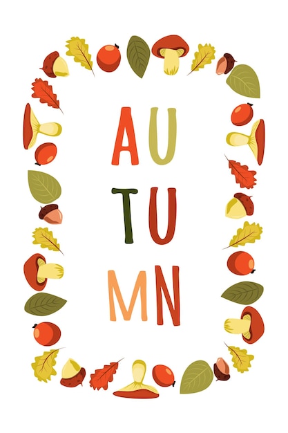 De sjabloon van de folder van de herfstverkoop met de inscriptie Heldere herfstbladeren Poster briefkaart label banner ontwerp Heldere geometrische achtergrond