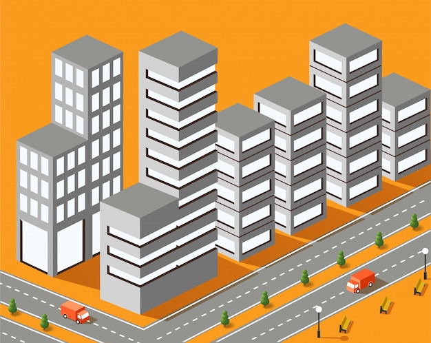 De structuur van de stad