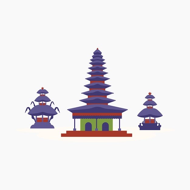 De tempel van Ulun Danu Beratan