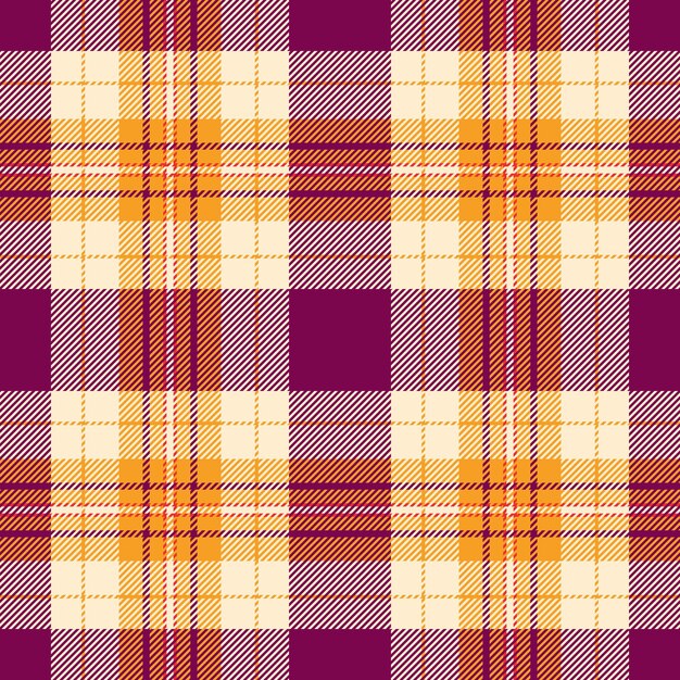 De textieltextuur van de stoffentextuur van geruite Schotse wollen stofcontrole naadloos met een geruit vectorpatroon als achtergrond