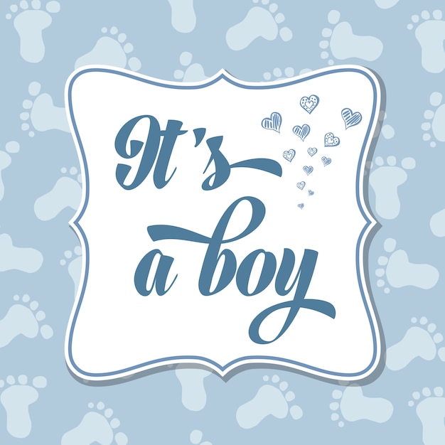 De uitnodiging van de babyjongen voor baby shower