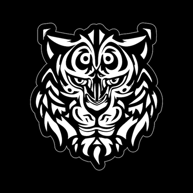 De ultieme sticker voor liefhebbers van The Tiger Print Ready Design