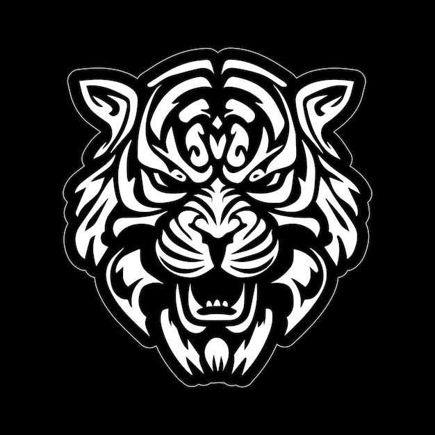 De ultieme sticker voor liefhebbers van The Tiger Print Ready Design