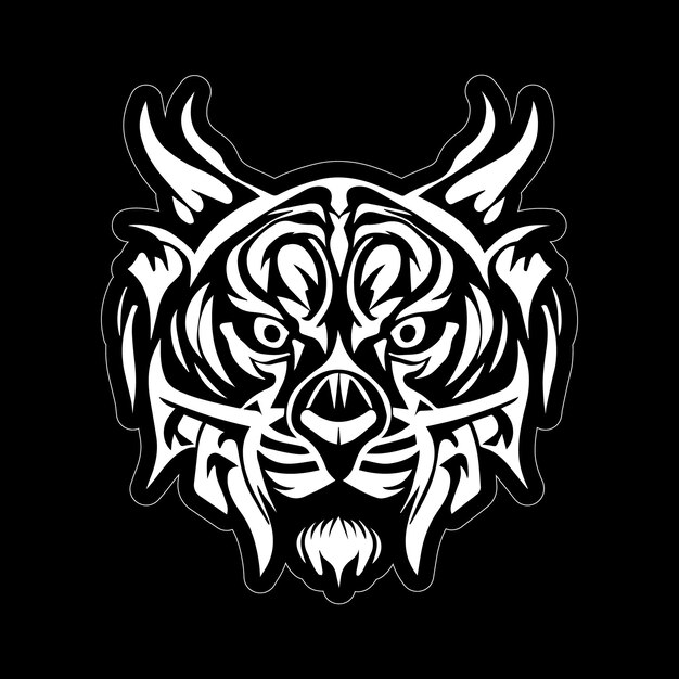 De ultieme sticker voor liefhebbers van The Tiger Print Ready Design