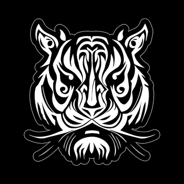 De ultieme sticker voor liefhebbers van The Tiger Print Ready Design