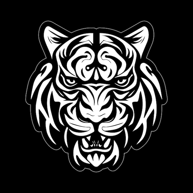 De ultieme sticker voor liefhebbers van The Tiger Print Ready Design