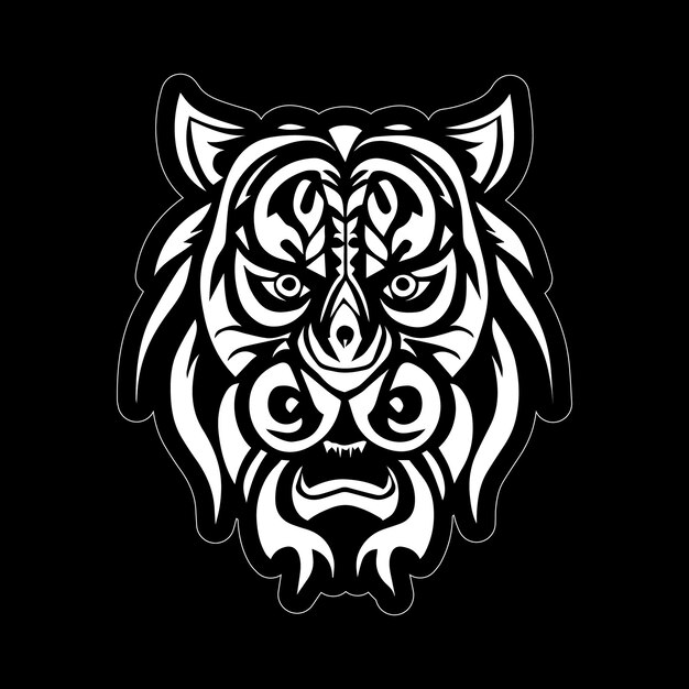 De ultieme sticker voor liefhebbers van The Tiger Print Ready Design