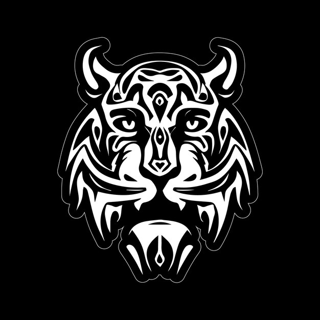 De ultieme sticker voor liefhebbers van The Tiger Print Ready Design