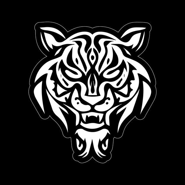 De ultieme sticker voor liefhebbers van The Tiger Print Ready Design