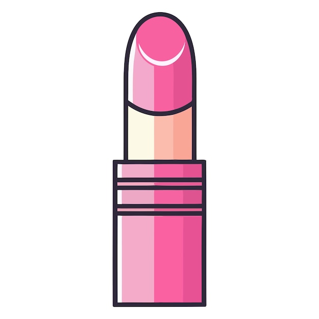Vector de van een lippenstift icoon vangen de essentie van schoonheid en cosmetica met een slank ontwerp