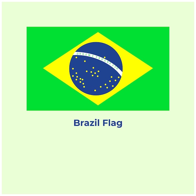 De vlag van Brazilië