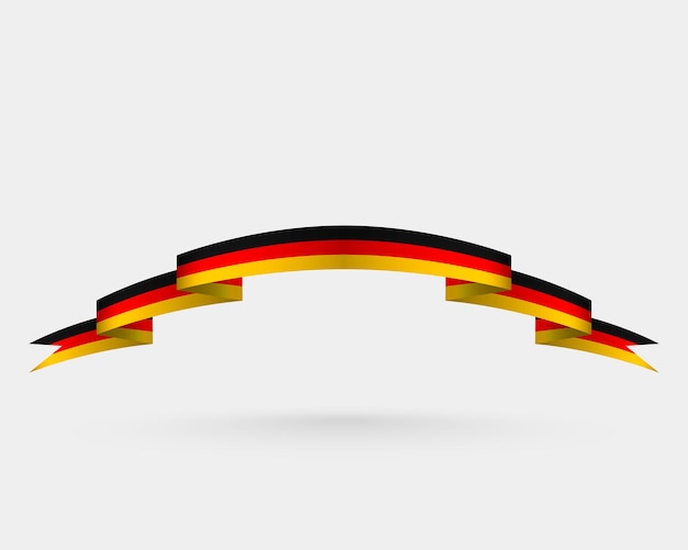 De vlag van Duitsland golvende abstracte achtergrond Vectorillustratie