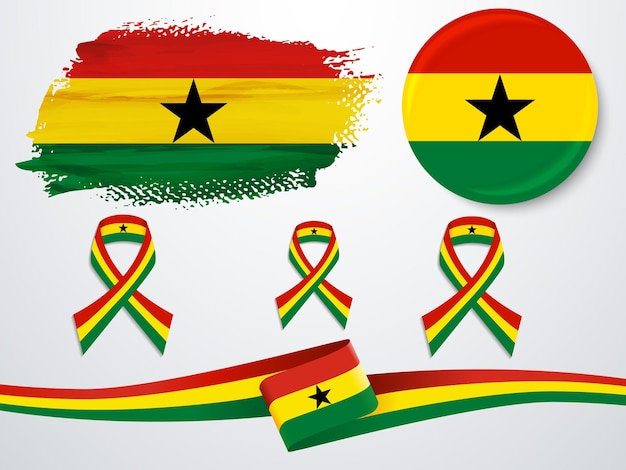 De vlaggencollectie van Ghana