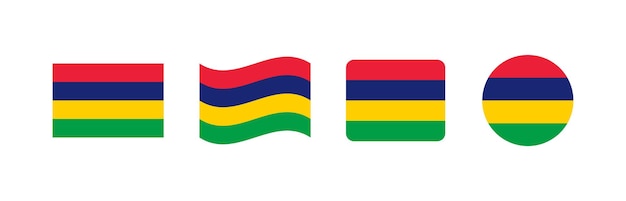 De vlaggencollectie van Mauritius