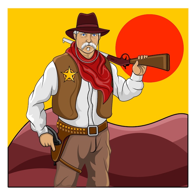 De wildwest sheriff