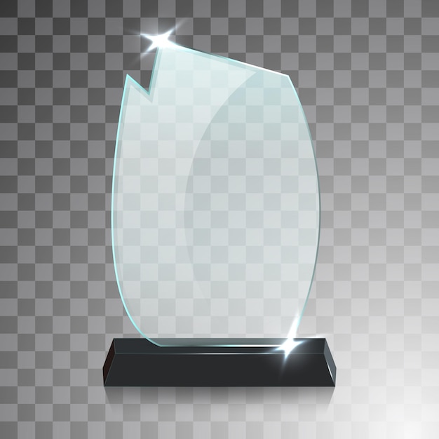 De winnaar van de Glass Trophy Award krijgt een kristalprijs en een ondertekende acryl trofee.