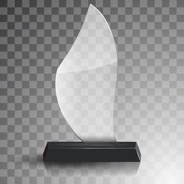 De winnaar van de Glass Trophy Award krijgt een kristalprijs en een ondertekende acryl trofee.