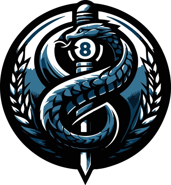 Vector de zielvolle slang een mystiek logo