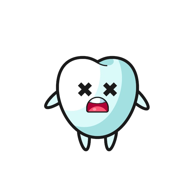 The dead tooth mascot character