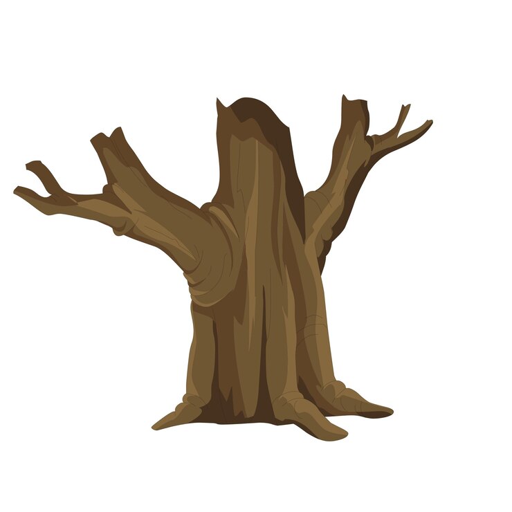 Vector dead tree illustration