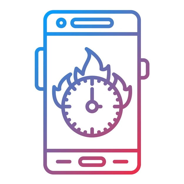 Deadline icon vector image can be used for mobile app development