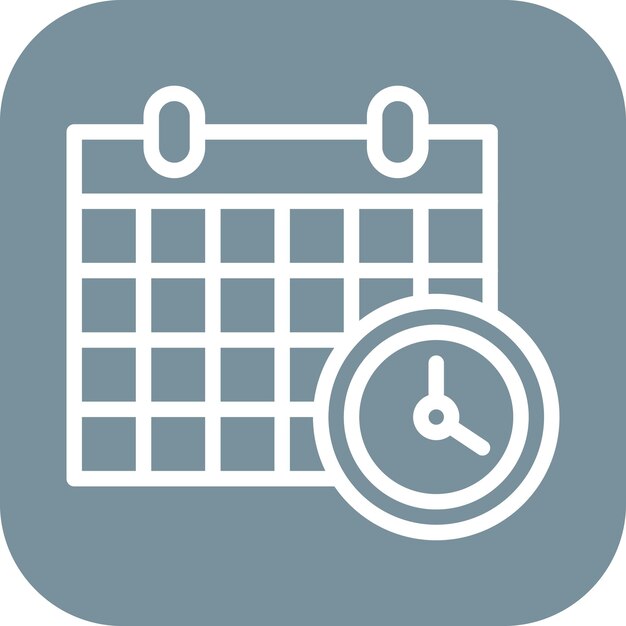 Deadline icon vector image Can be used for Product Management