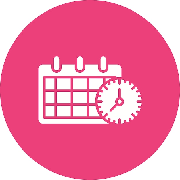 Deadline vector icon Can be used for Time and Date iconset