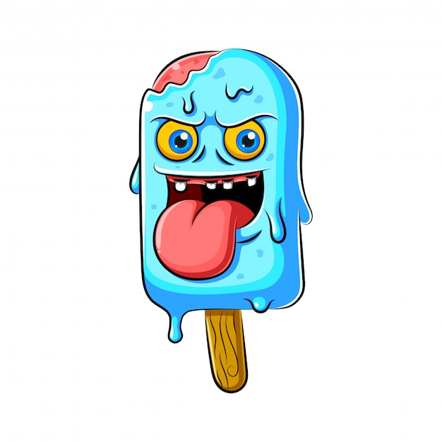 Deadly ice cream illustration