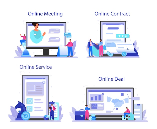 Deal online service of platform in plat ontwerp.