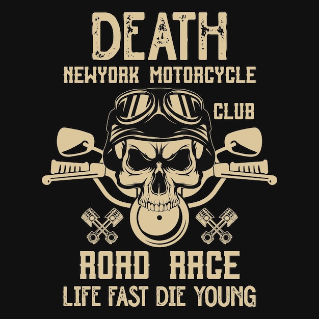 Death New York motor t-shirt