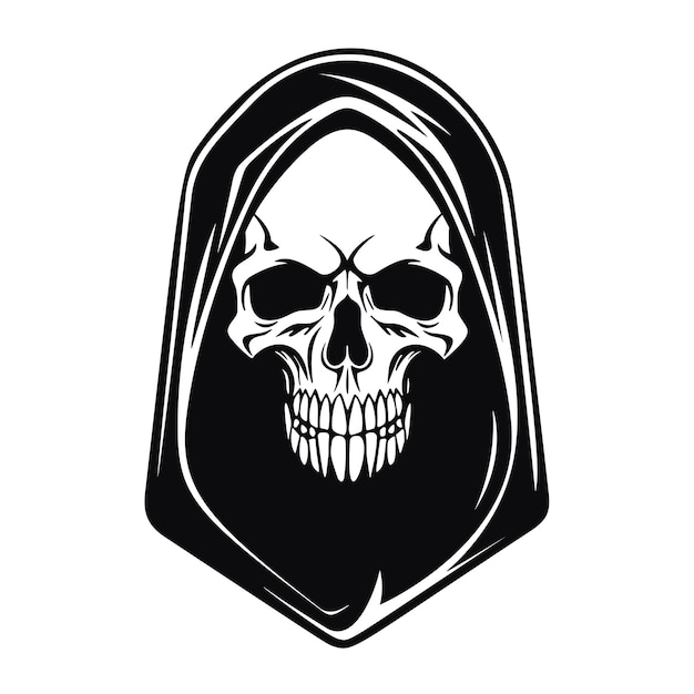 Death Skull Silhouette