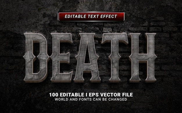 Death text effect