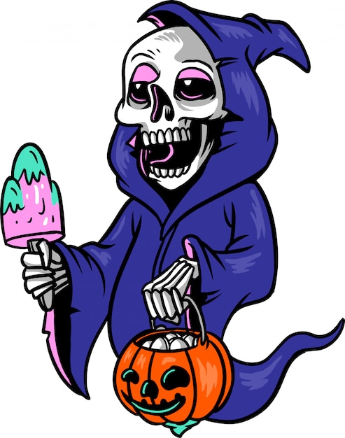 Vector death trick or treat