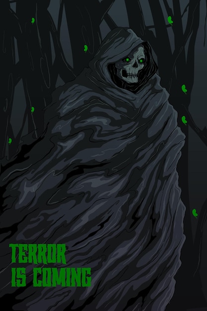 Death wandering in a dark forest