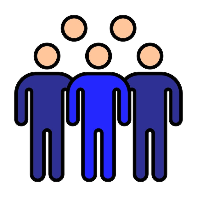 Vector debate set icon two figures highfiving representing agreement collaboration teamwork political discussion debate argument consensus partnership unity