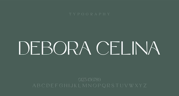 debora celina typography fonts