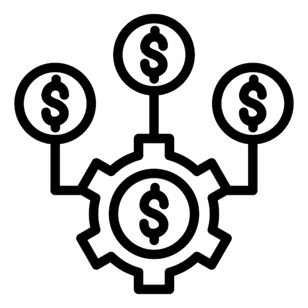 Debt Consolidation Icon Style