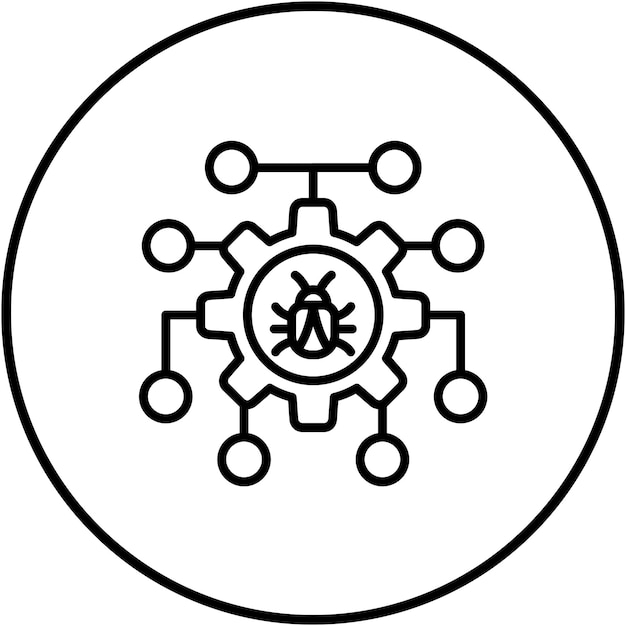 Debug vector icoontje Kan worden gebruikt voor Computer Programming icoonset